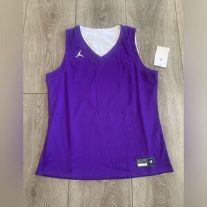 Jordan woman’s size M basketball practice tank top double sided use